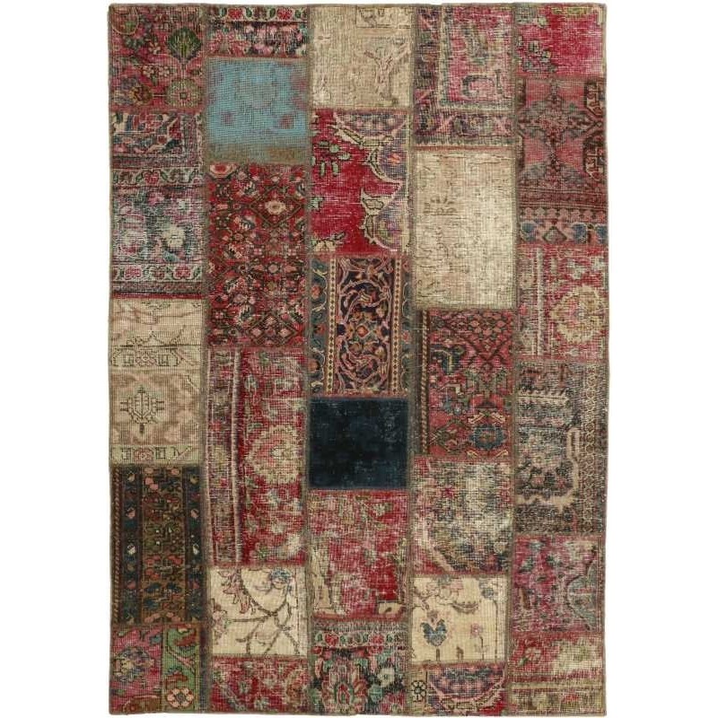 tappeto persia vintage patchwork cm 143x204 
