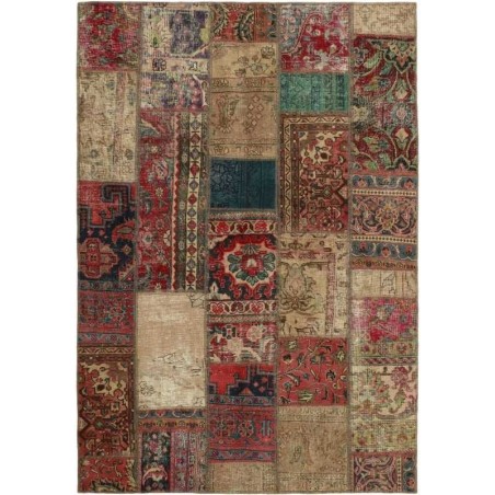 tappeto persia vintage patchwork cm 140x200 