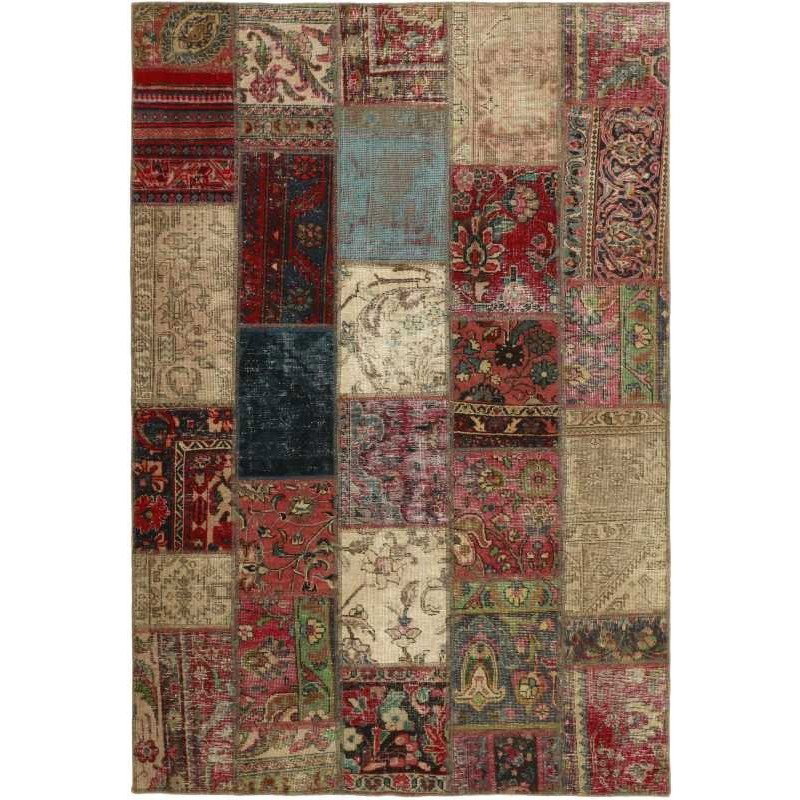 tappeto persia vintage patchwork cm 143x207 