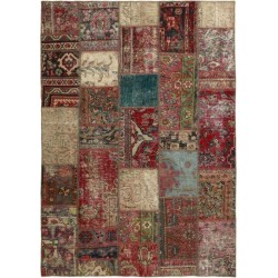 tappeto persia vintage patchwork cm 143x201 