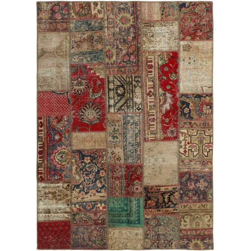 tappeto persia vintage patchwork cm 145x202 
