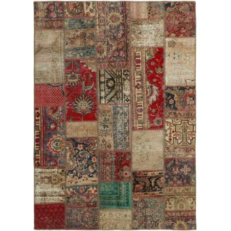 tappeto persia vintage patchwork cm 145x202 