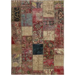 tappeto persia vintage patchwork cm 140x196 