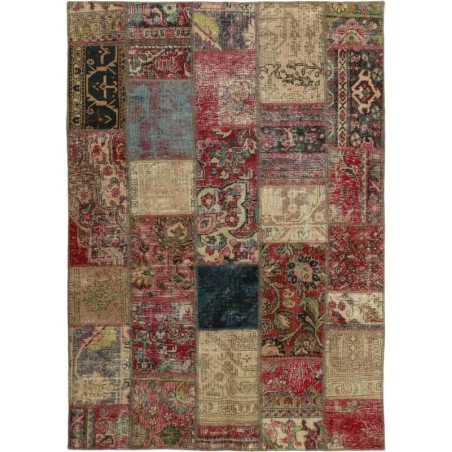 tappeto persia vintage patchwork cm 140x196 