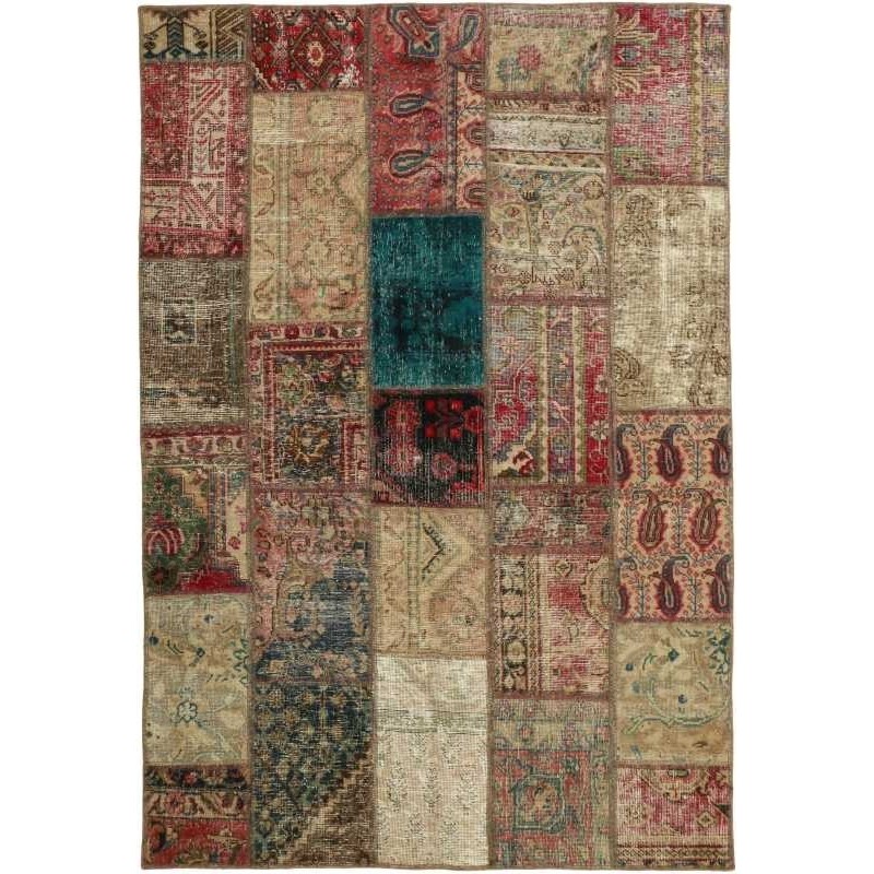 tappeto persia vintage patchwork cm 143x205 