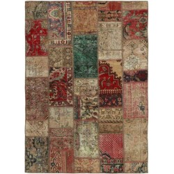 tappeto persia vintage patchwork cm 143x200 