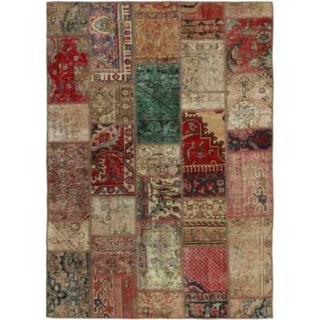 tappeto persia vintage patchwork cm 143x200 