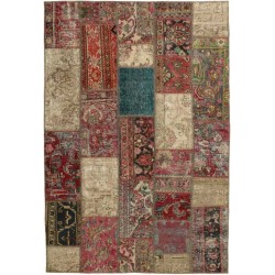tappeto persia vintage patchwork cm 141x205 