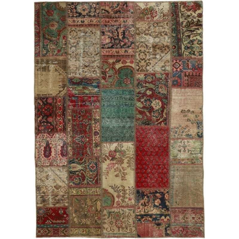 tappeto persia vintage patchwork cm 144x200 
