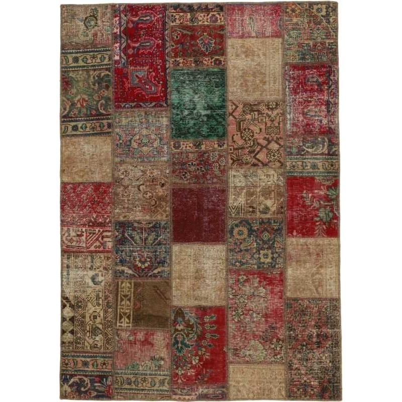tappeto persia vintage patchwork cm 144x203 