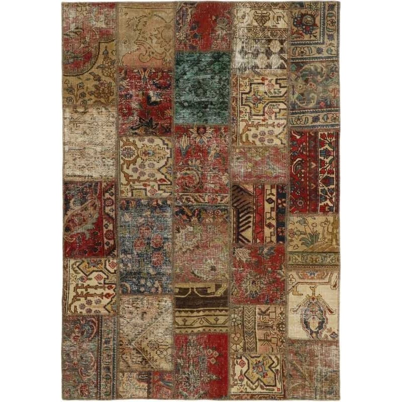 tappeto persia vintage patchwork cm 144x205 