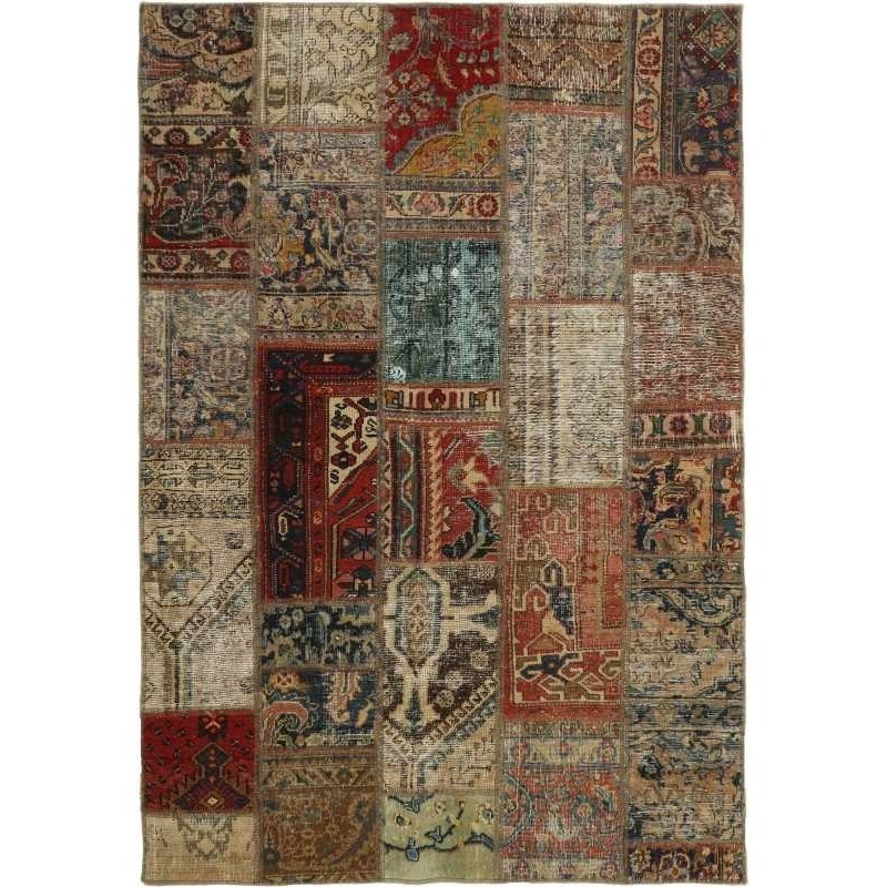 tappeto persia vintage patchwork cm 144x208 