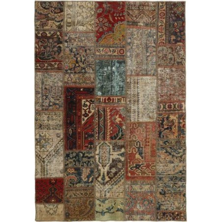 tappeto persia vintage patchwork cm 144x208 