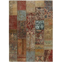 tappeto persia vintage patchwork cm 145x201 