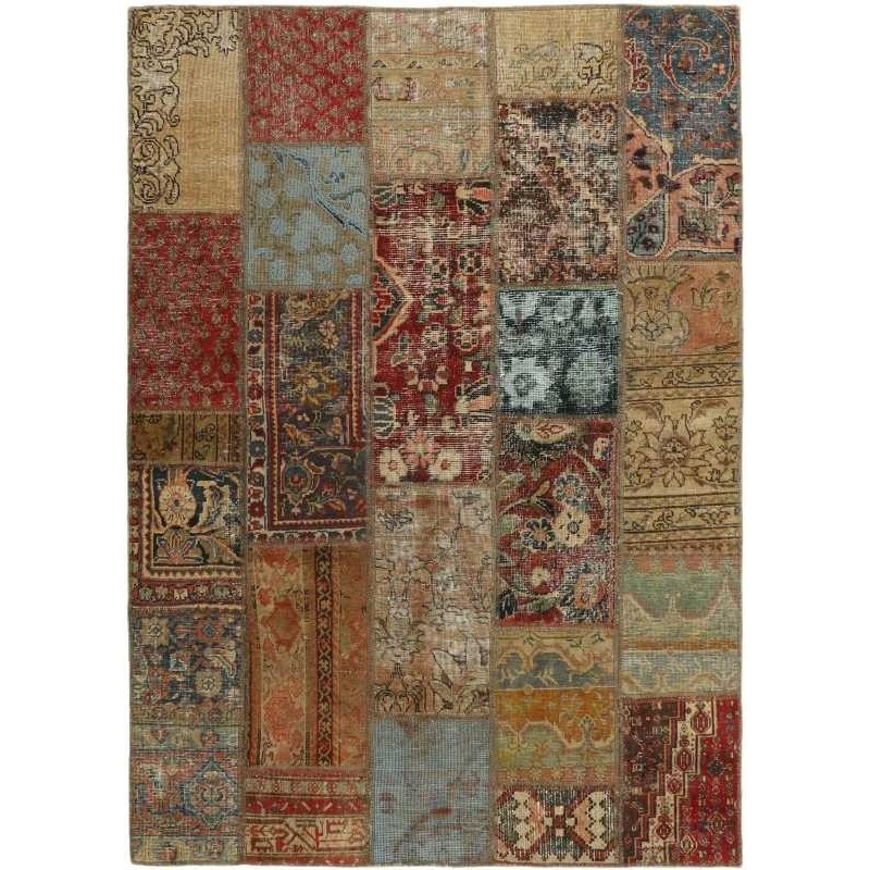 tappeto persia vintage patchwork cm 145x201 