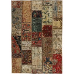 tappeto persia vintage patchwork cm 143x205 