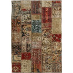 tappeto persia vintage patchwork cm 144x207 