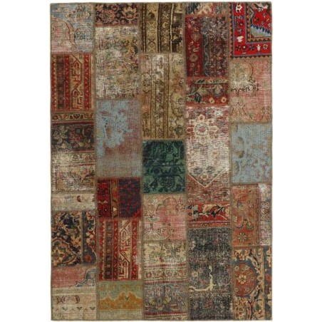 tappeto persia vintage patchwork cm 143x205 