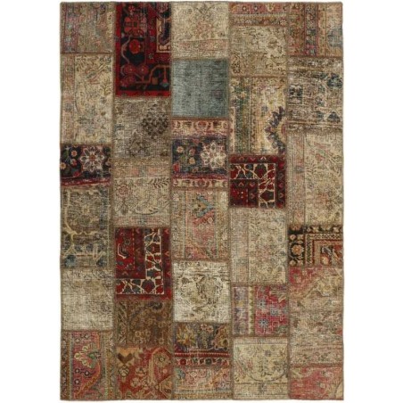 tappeto persia vintage patchwork cm 145x204 