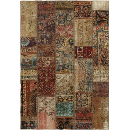 tappeto persia vintage patchwork cm 143x207 