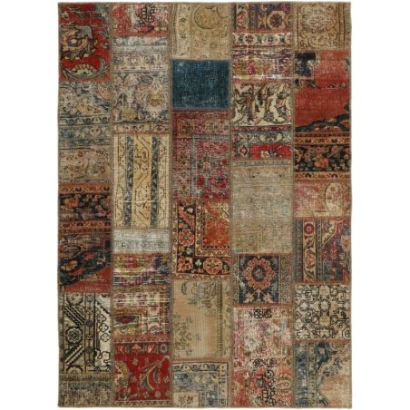 tappeto persia vintage patchwork cm 145x200 