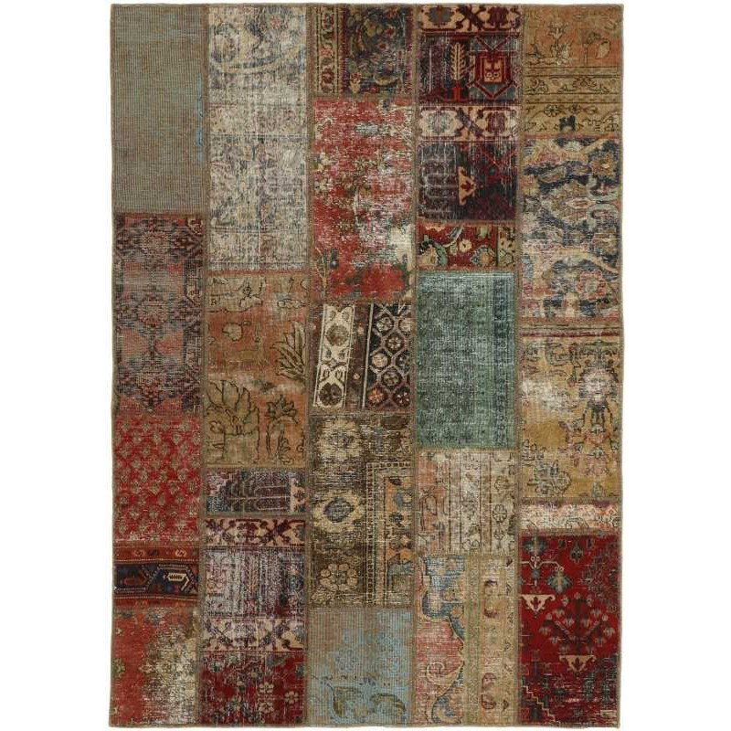 tappeto persia vintage patchwork cm 145x202 