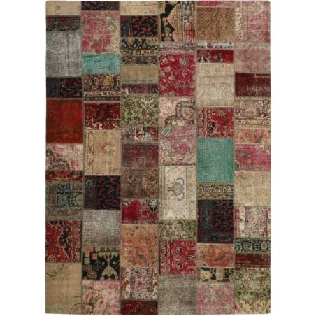 tappeto persia vintage patchwork cm 256x354 