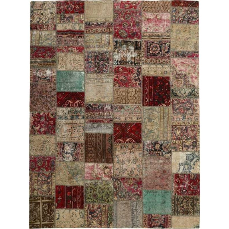 tappeto persia vintage patchwork cm 255x342 