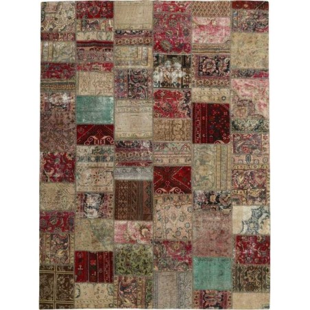 tappeto persia vintage patchwork cm 255x342 
