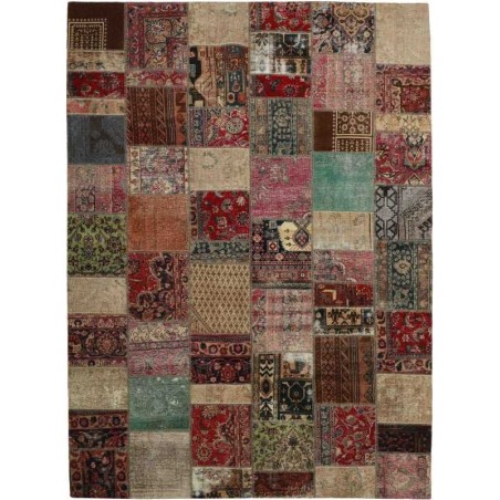 tappeto persia vintage patchwork cm 254x355 