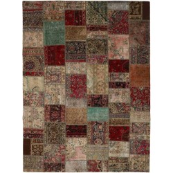 tappeto persia vintage patchwork cm 258x346 