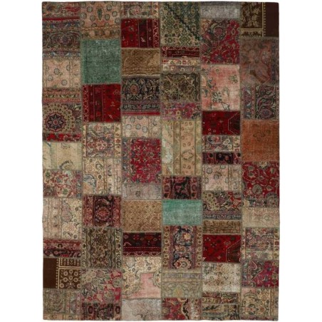 tappeto persia vintage patchwork cm 258x346 