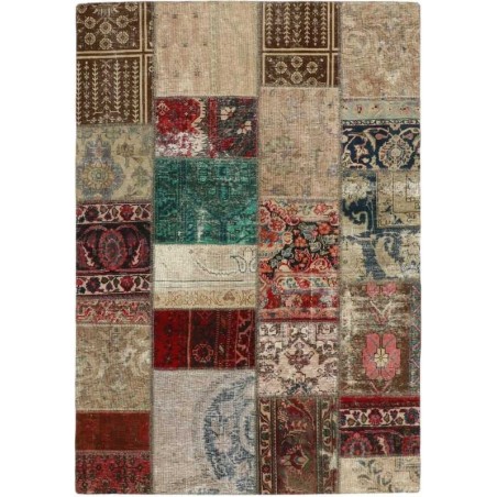 tappeto persia vintage patchwork cm 142x200 