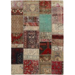 tappeto persia vintage patchwork cm 143x201 