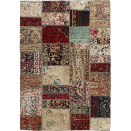 tappeto persia vintage patchwork cm 140x198 