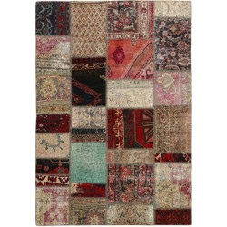 tappeto persia vintage patchwork cm 142x201 