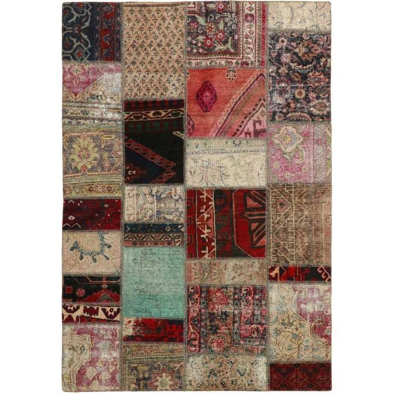 tappeto persia vintage patchwork cm 142x201 