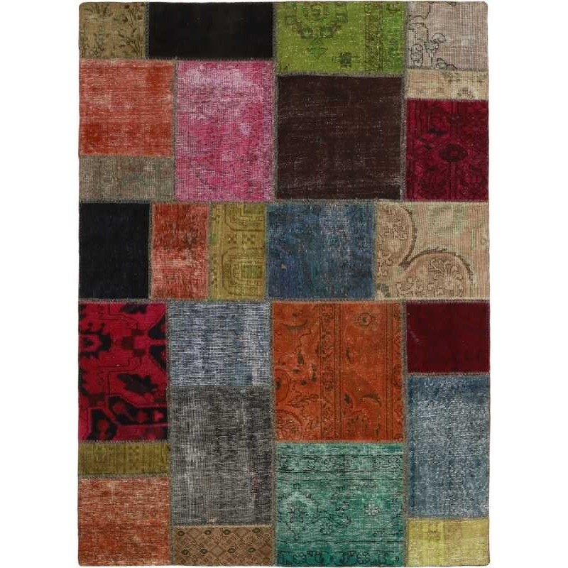 tappeto persia vintage patchwork cm 142x200 