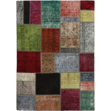 tappeto persia vintage patchwork cm 142x200 