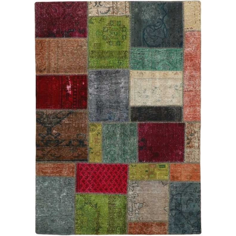 tappeto persia vintage patchwork cm 142x200 