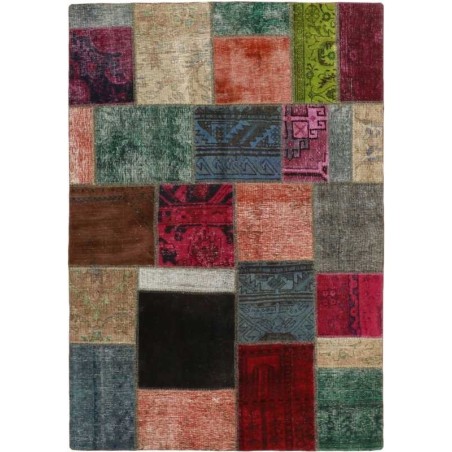 tappeto persia vintage patchwork cm 142x203 