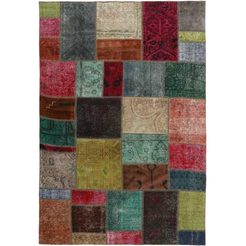 tappeto persia vintage patchwork cm 167x238 