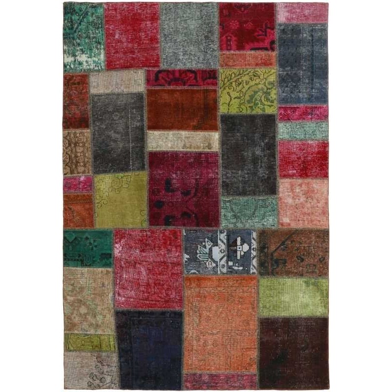 tappeto persia vintage patchwork cm 168x240 