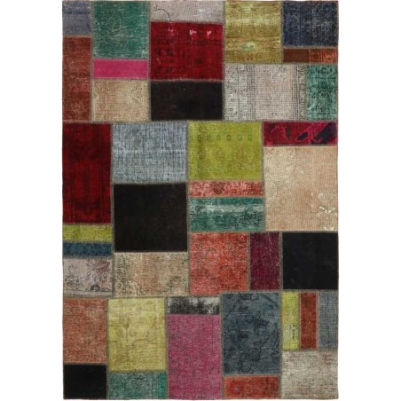 tappeto persia vintage patchwork cm 167x236 