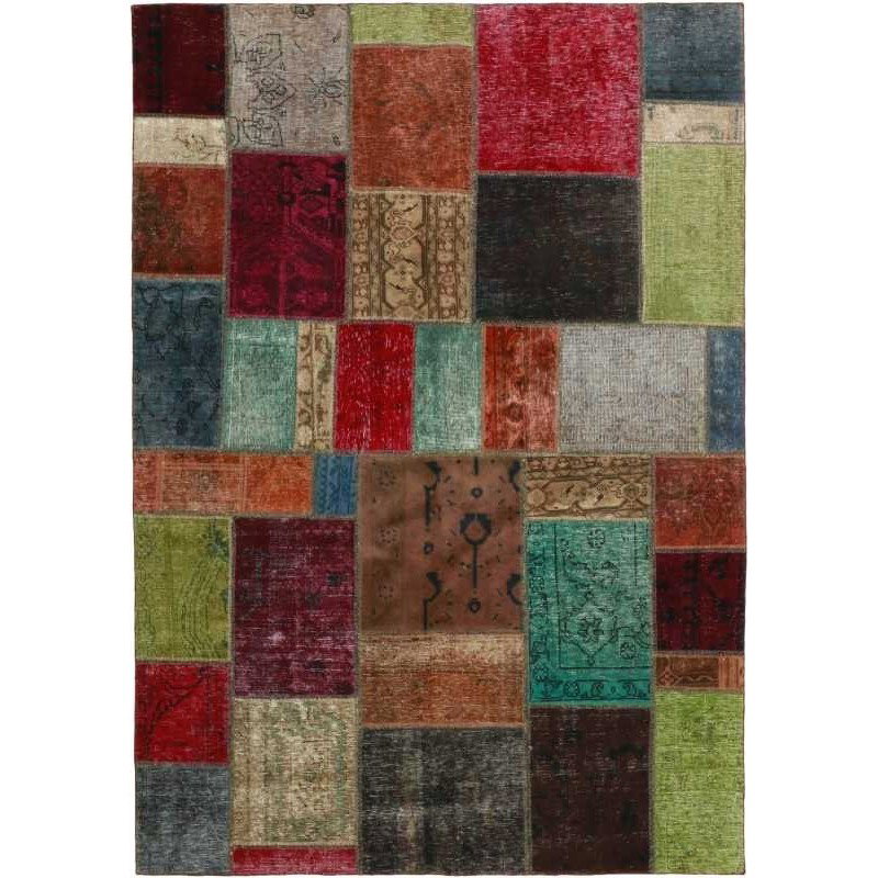 tappeto persia vintage patchwork cm 172x238 