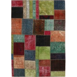 tappeto persia vintage patchwork cm 167x235 