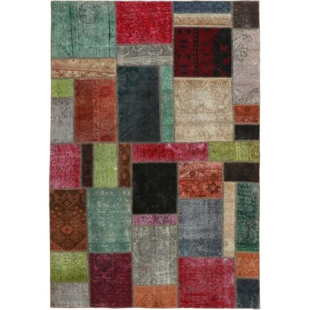 tappeto persia vintage patchwork cm 168x239 