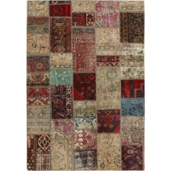 tappeto persia vintage patchwork cm 166x239 