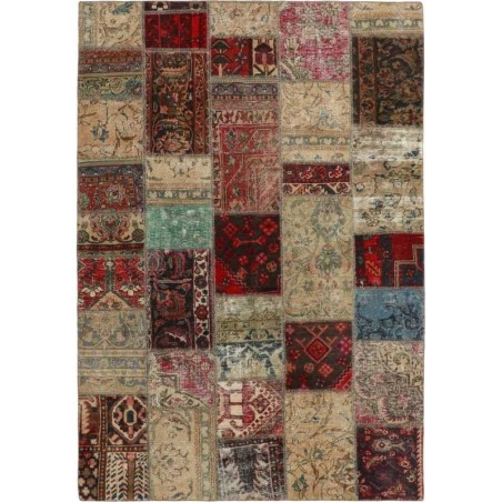tappeto persia vintage patchwork cm 166x239 