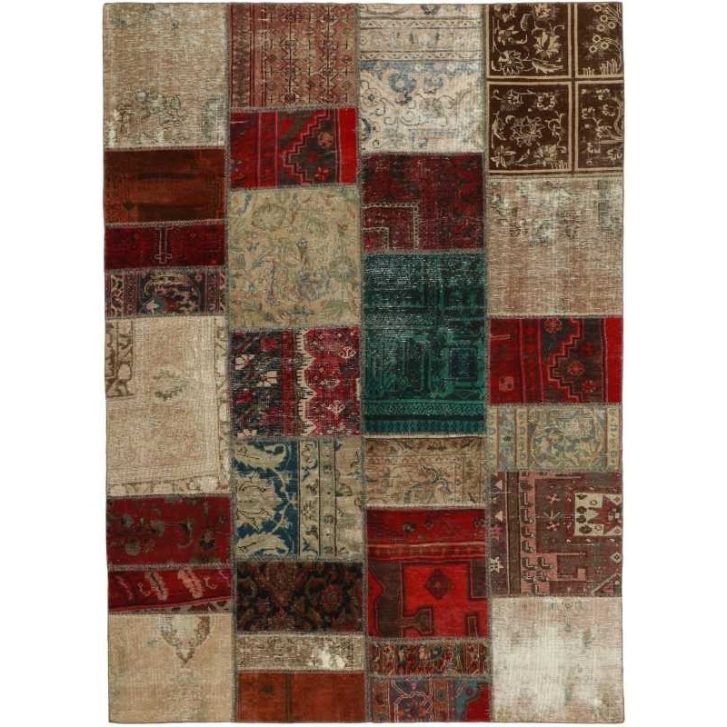 tappeto persia vintage patchwork cm 170x235 